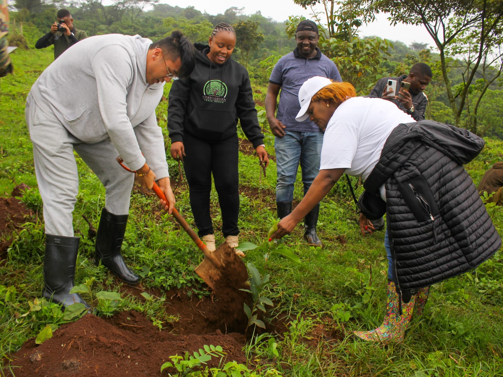 Ngong Forest Tree Planting by Green Cover Trees Kenya