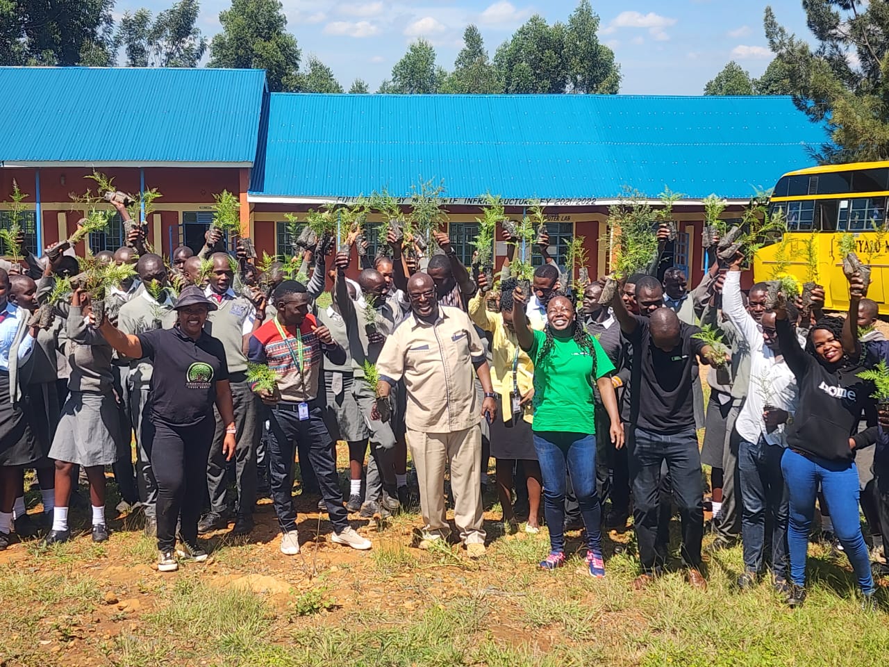 Tree Planting Caravan by KCB bank and Greencover Trees Kenya