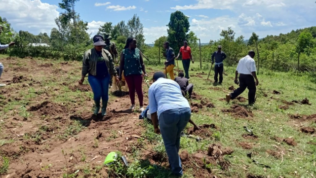 Visit by Kenya Forest Research Institute, Kenya Water Towers and Kenya Forest