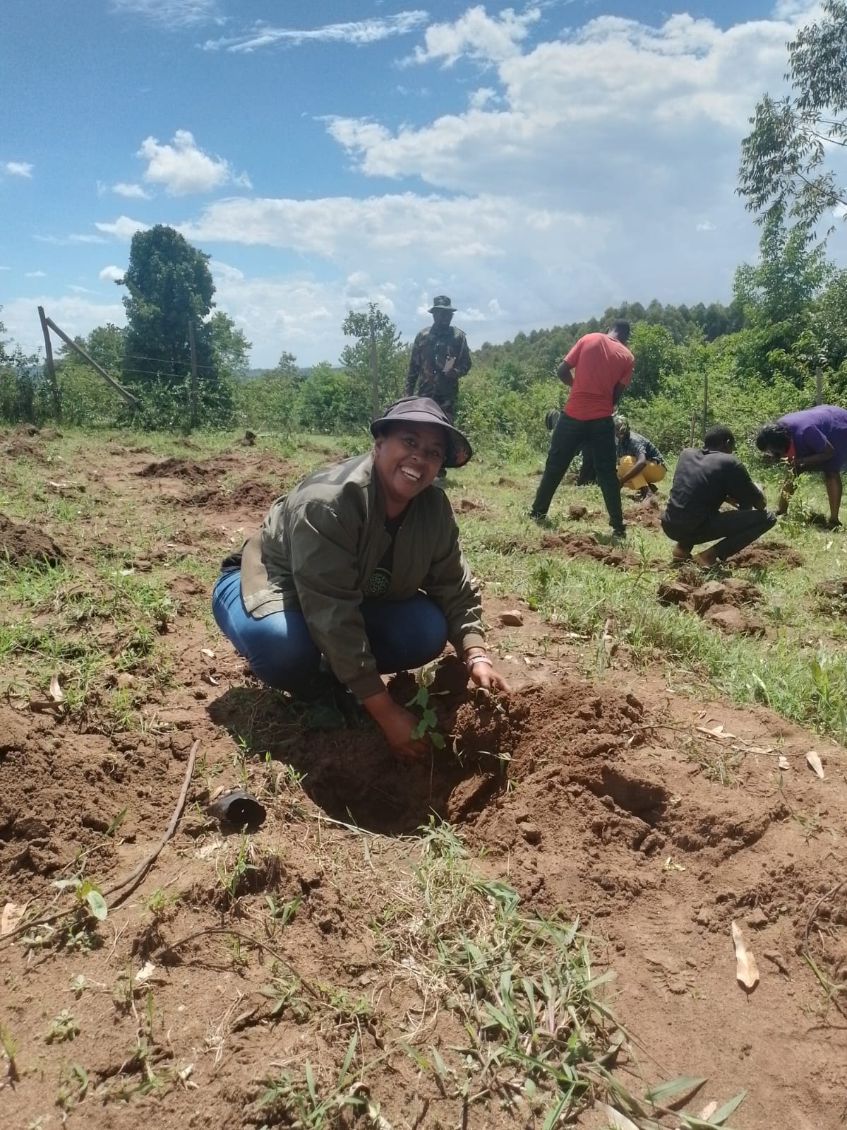 Visit by Kenya Forest Research Institute, Kenya Water Towers and Kenya Forest