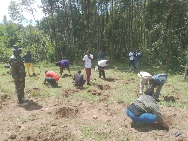 Visit by Kenya Forest Research Institute, Kenya Water Towers and Kenya Forest