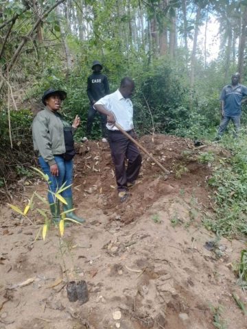 Visit by Kenya Forest Research Institute, Kenya Water Towers and Kenya Forest